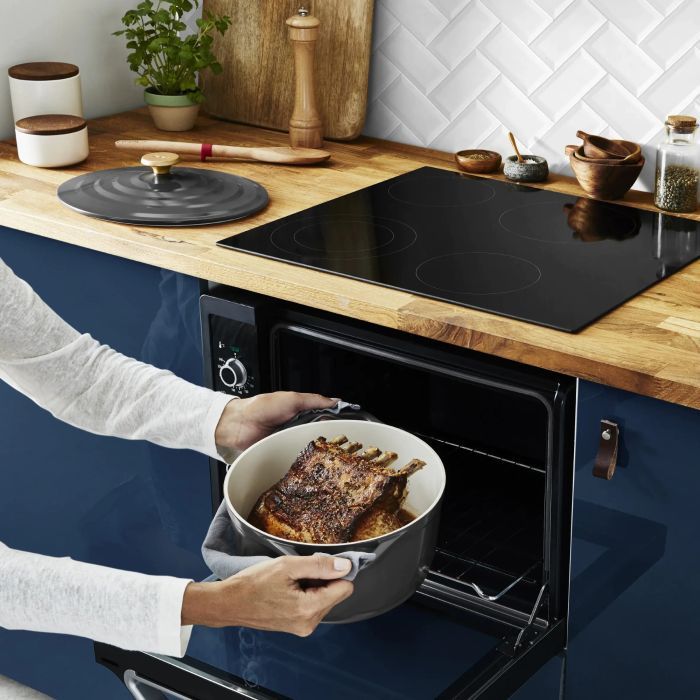 Кастрюля Tefal Air з кришкою 5.7л чорний (E2558904) изображение 5
