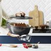 Кастрюля Tefal Air з кришкою 5.7л чорний (E2558904) изображение 6