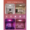 Світильник Govee 12" Smart Ceiling Light, RGBWW + RGBIC, WI-FI/Bluetooth, білий (H80A1C01) зображення 3