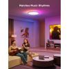 Світильник Govee 12" Smart Ceiling Light, RGBWW + RGBIC, WI-FI/Bluetooth, білий (H80A1C01) зображення 4