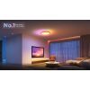 Світильник Govee 12" Smart Ceiling Light, RGBWW + RGBIC, WI-FI/Bluetooth, білий (H80A1C01) зображення 5
