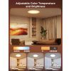 Світильник Govee 12" Smart Ceiling Light, RGBWW + RGBIC, WI-FI/Bluetooth, білий (H80A1C01) зображення 7