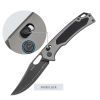 Нож SRM Retriever 9203-AK, Black G10/Aluminium, Black Stonewash (9203-AK2) изображение 10