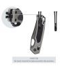 Нож SRM Retriever 9203-AK, Black G10/Aluminium, Black Stonewash (9203-AK2) изображение 11