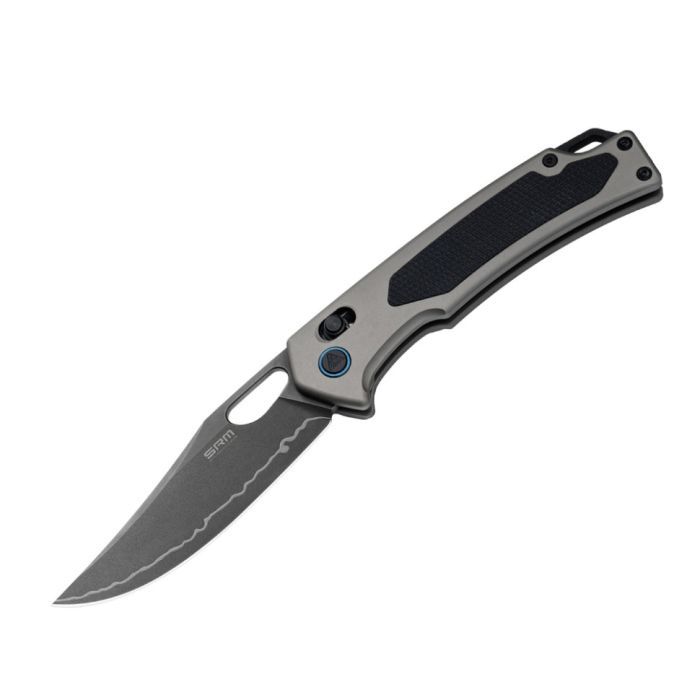 Нож SRM Retriever 9203-AK, Black G10/Aluminium, Black Stonewash (9203-AK2)