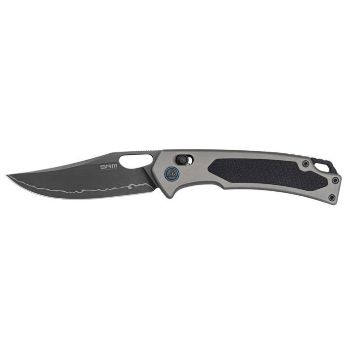 Ніж SRM Retriever 9203-AK, Black G10/Aluminium, Stonewash (9203-AK)