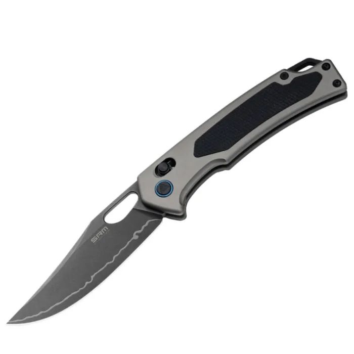 Ніж SRM Retriever 9203-AK, Black G10/Aluminium, Stonewash (9203-AK) зображення 4