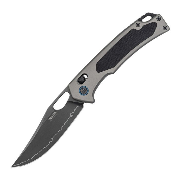 Нож SRM Retriever 9203-AK, Black G10/Aluminium, Black Stonewash (9203-AK2) изображение 6