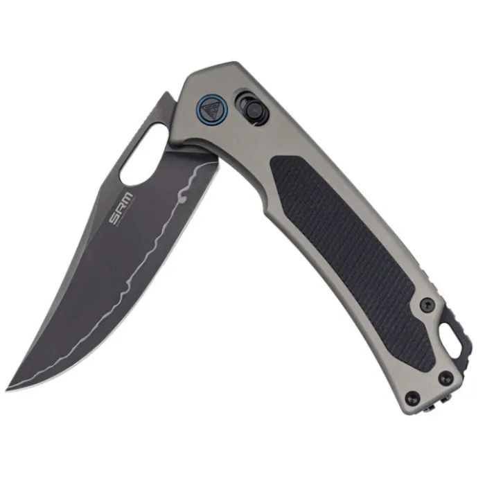 Ніж SRM Retriever 9203-AK, Black G10/Aluminium, Stonewash (9203-AK) зображення 7