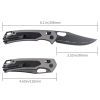 Нож SRM Retriever 9203-AK, Black G10/Aluminium, Black Stonewash (9203-AK2) изображение 7
