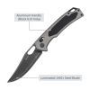 Нож SRM Retriever 9203-AK, Black G10/Aluminium, Black Stonewash (9203-AK2) изображение 8