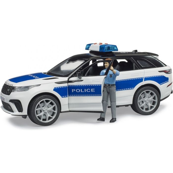 Масштабная модель автомобиля Bruder Полицейский автомобиль Range Rover Velar с фигуркой (02890) изображение 3