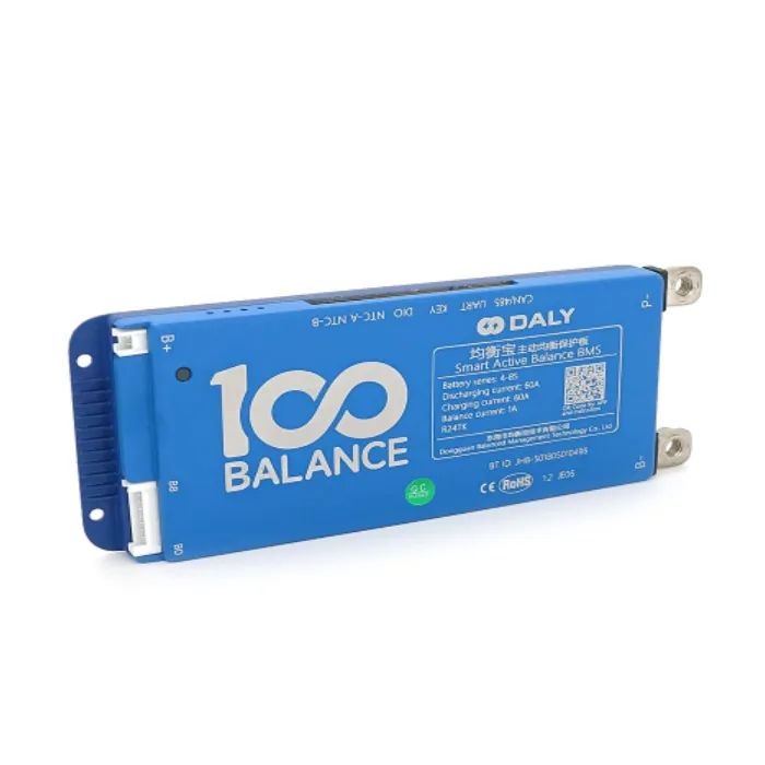 BMS контроллер DaLy LiFePO4 4-8S 60A с Bluetooth CAN активный балансир (DaLy 4-8S/60A)
