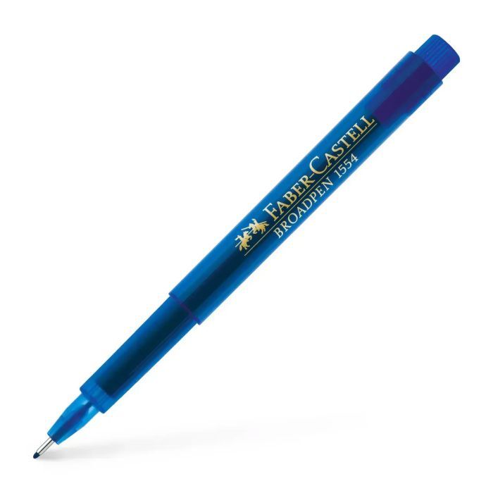 Лайнер Faber-Castell BROADPEN 1554 червоний, 0,8 мм (25785)