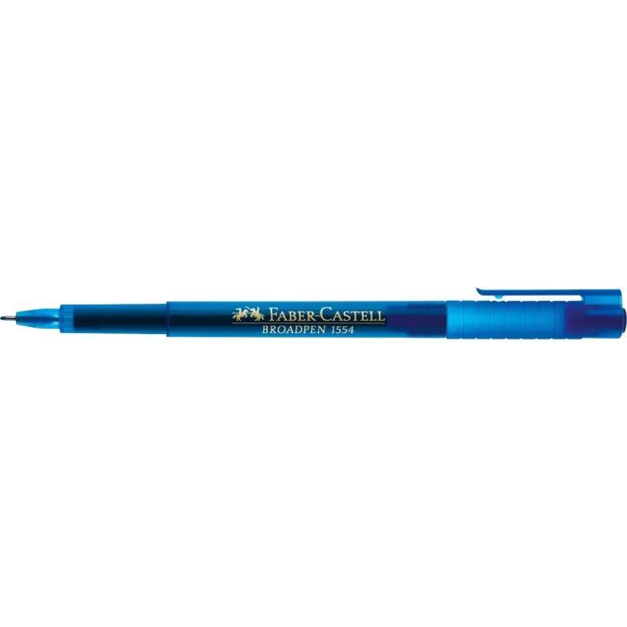 Лайнер Faber-Castell BROADPEN 1554 червоний, 0,8 мм (25785) зображення 3