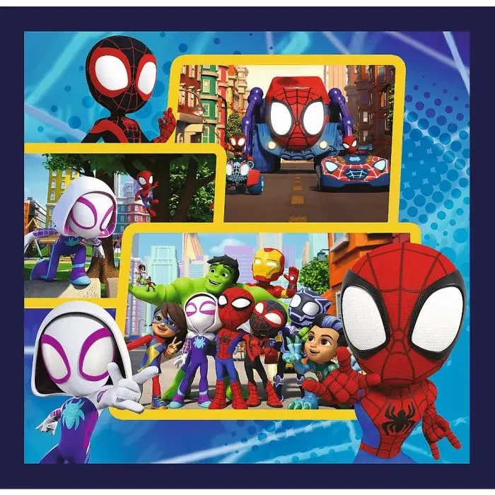 Пазл Trefl Marvel Команда Спайді та динозаври 3 в 1 (5900511348927) зображення 2