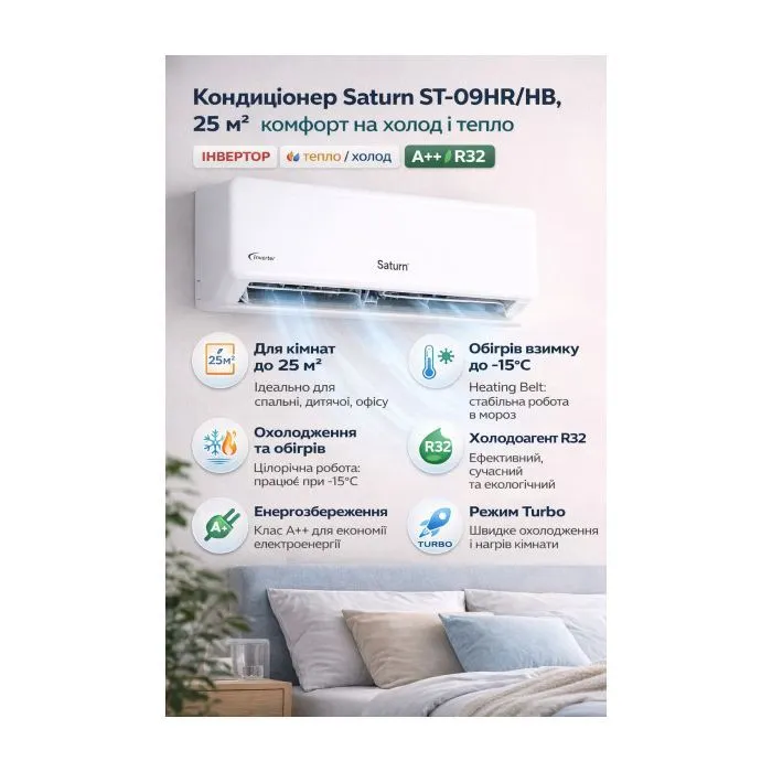 Кондиционер Saturn ST-09HR/HB изображение 3