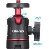Штатив Ulanzi Vijim Mini Portable and Adjustable Desktop Tripod Black (1601) изображение 5