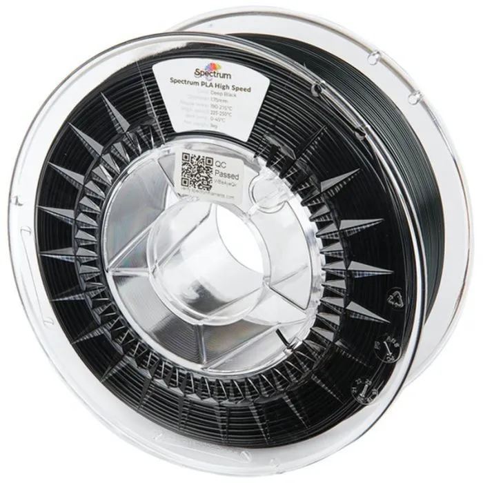Пластик для 3D-принтера Spectrum PLA HS Premium 1.75mm 1kg Deep Black (81071)