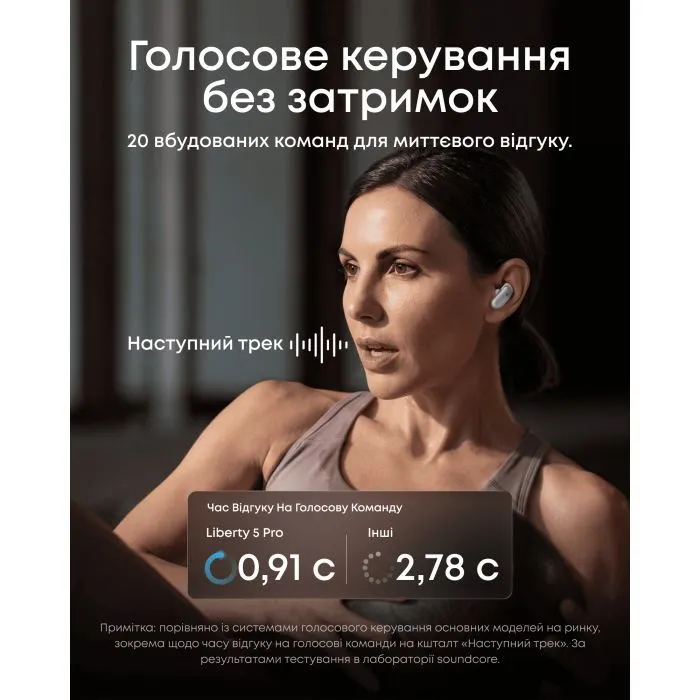 Навушники Anker SoundСore Liberty 5 Pro Pearl White (D1203G21) зображення 7