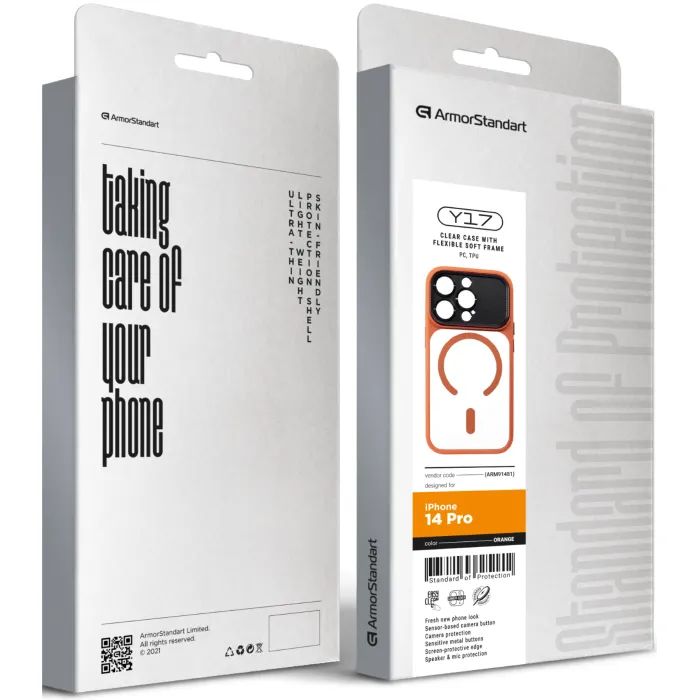 Чехол для мобильного телефона Armorstandart Y17 MagCase Apple iPhone 14 Pro Grey (ARM91480) изображение 3