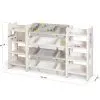 Детский стеллаж Mealux для книг и игрушек Oliver (KD-E028 White/Grey) изображение 2