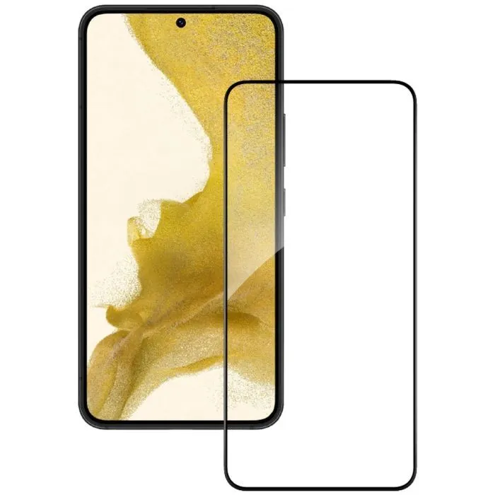 Стекло защитное ACCLAB Full Glue Samsung S22 Black (1283126522963)