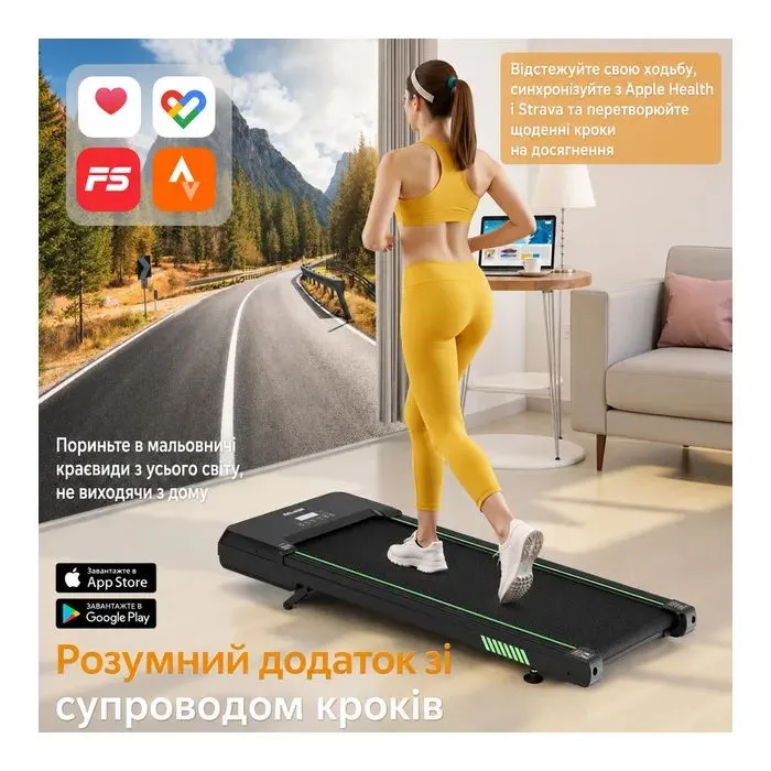 Бігова доріжка Akluer TW140L Walking Treadmill з автоматичним нахилом (TW140L) зображення 10