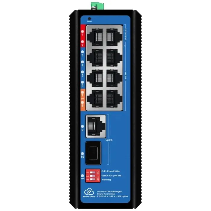 Комутатор мережевий Ewind EW-EPIS3910SH-8GE