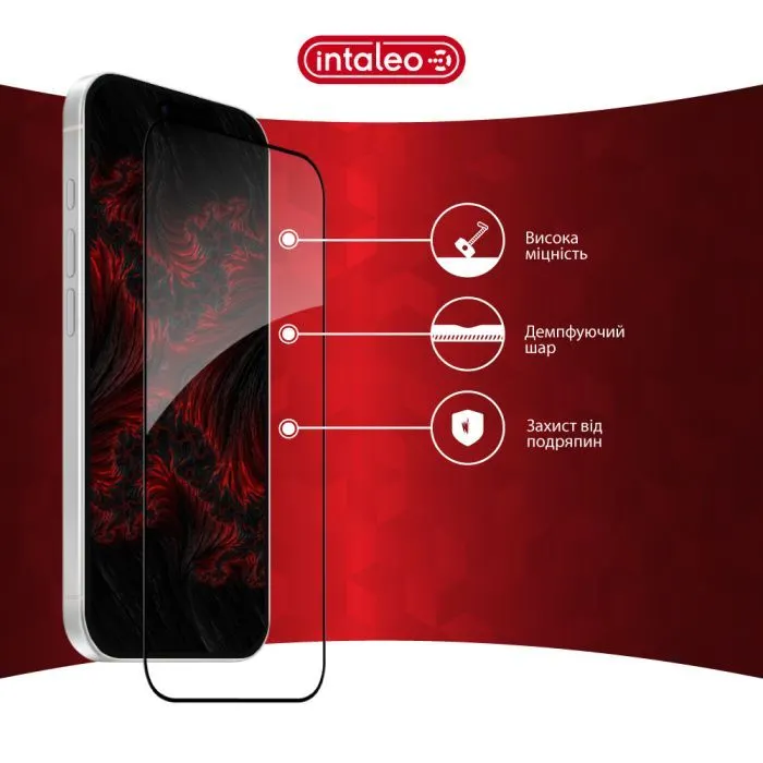 Скло захисне Intaleo Full Glue ESD Apple iPhone 17 Air Black (1283126626012) зображення 5