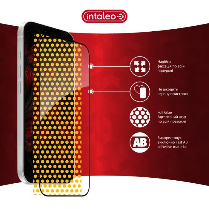 Скло захисне Intaleo Full Glue ESD Apple iPhone 17 Air Black (1283126626012) зображення 7
