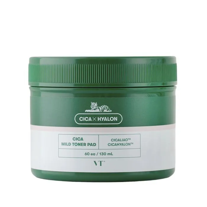 Тонік для обличчя VT Cosmetics Cica Mild Toner Pad 60 шт (8803463010454)