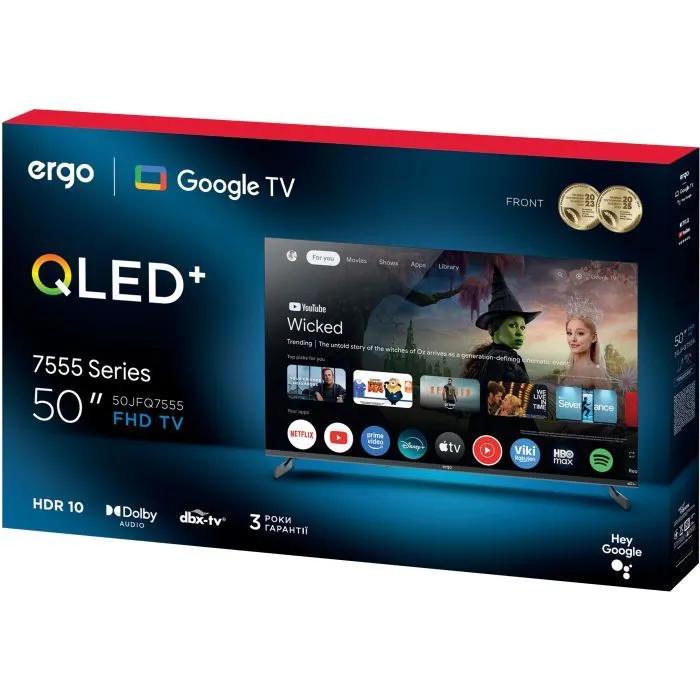 Телевізор Ergo 50JFQ7555 зображення 10