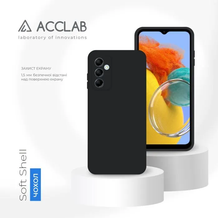 Чохол до мобільного телефона ACCLAB SoftShell Samsung Galaxy M14 5G Black (1283126576102) зображення 4