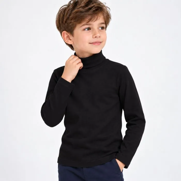Кофта дитяча Lovetti водолазка (1022-110-black) зображення 5