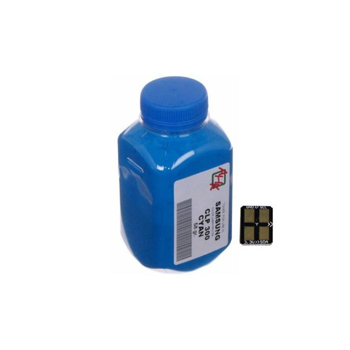 Тонер SAMSUNG CLP-320/325 Cyan+chip AHK (1500222)