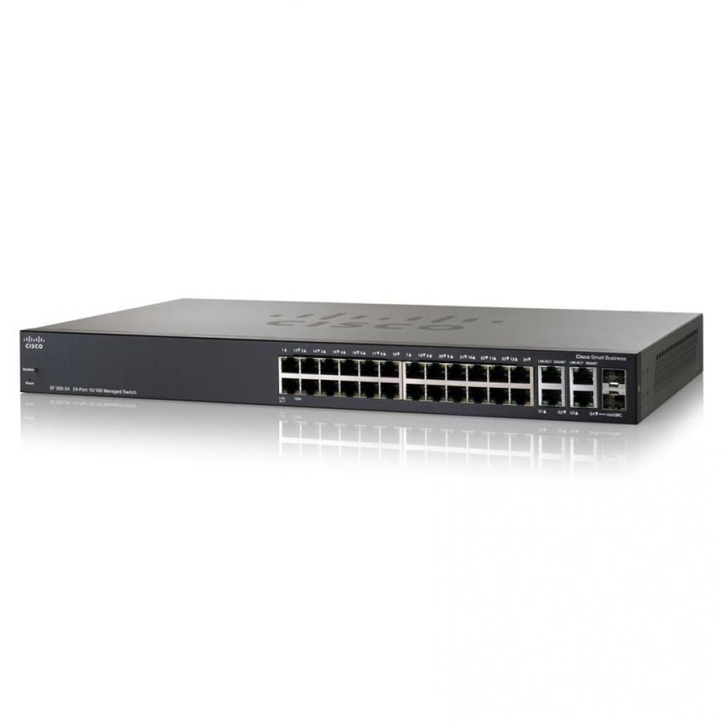Комутатор мережевий Cisco SF300-24P (SRW224G4P-K9-EU)