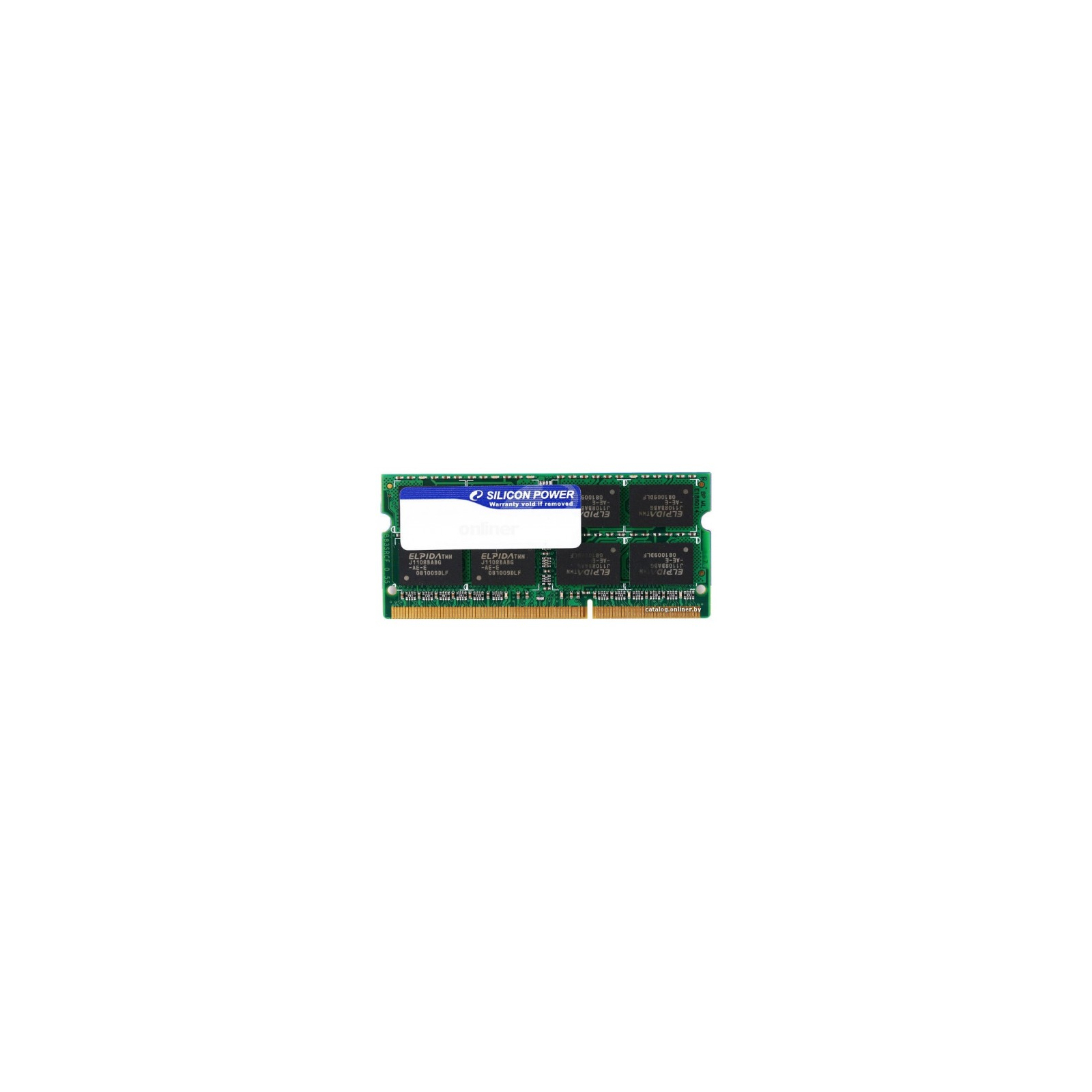 Модуль памяти для ноутбука SoDIMM DDR3 4GB 1600 MHz Silicon Power (SP004GBSTU160N01 / SP004GBSTU160V01)