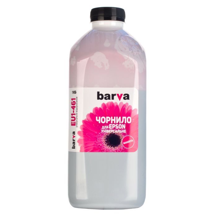 Чернила Barva Epson universal 1, water-soluble, 1 кг BLACK (EU1-457)