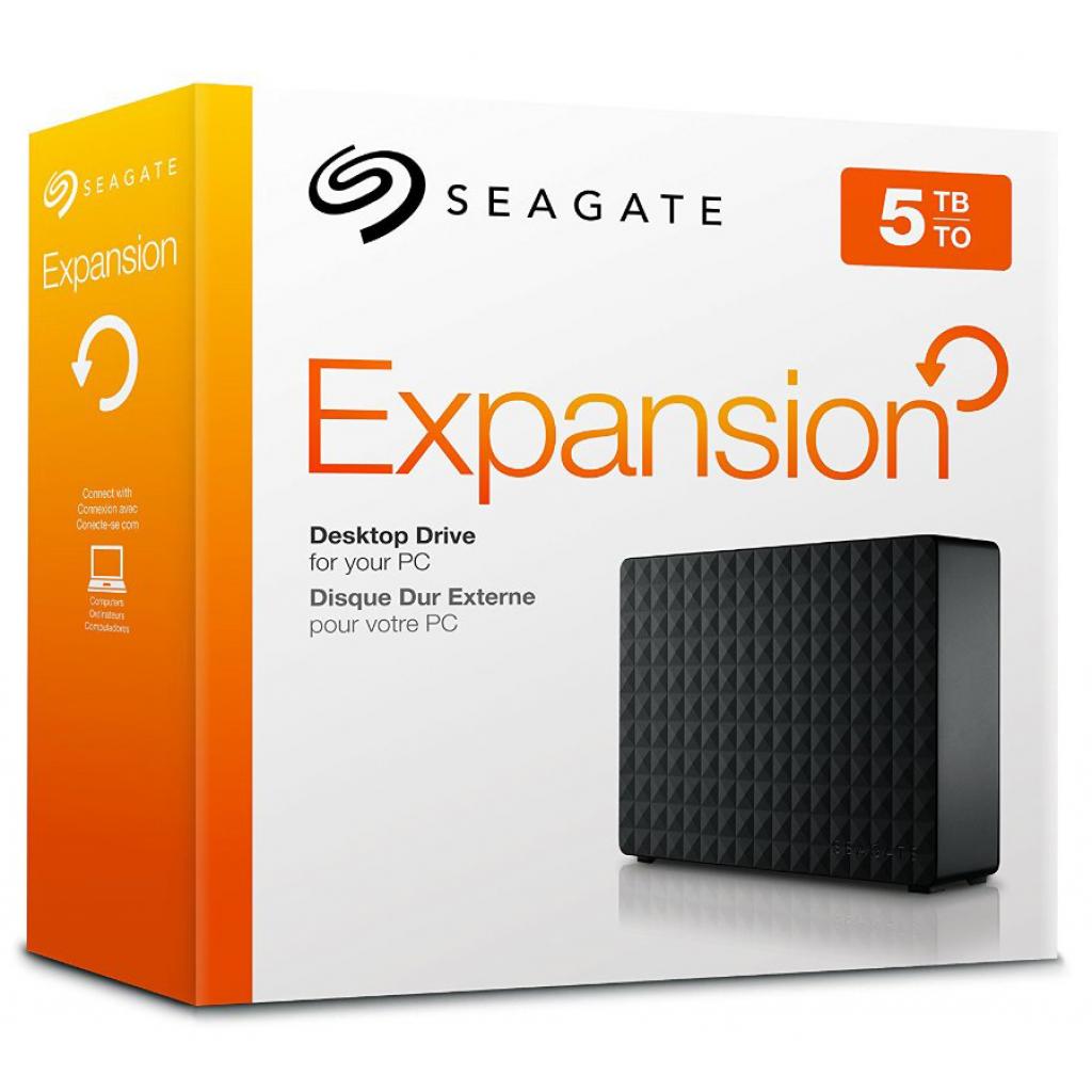 Зовнішній жорсткий диск 3.5" 5TB Expansion Desktop Seagate (STEB5000200) зображення 7