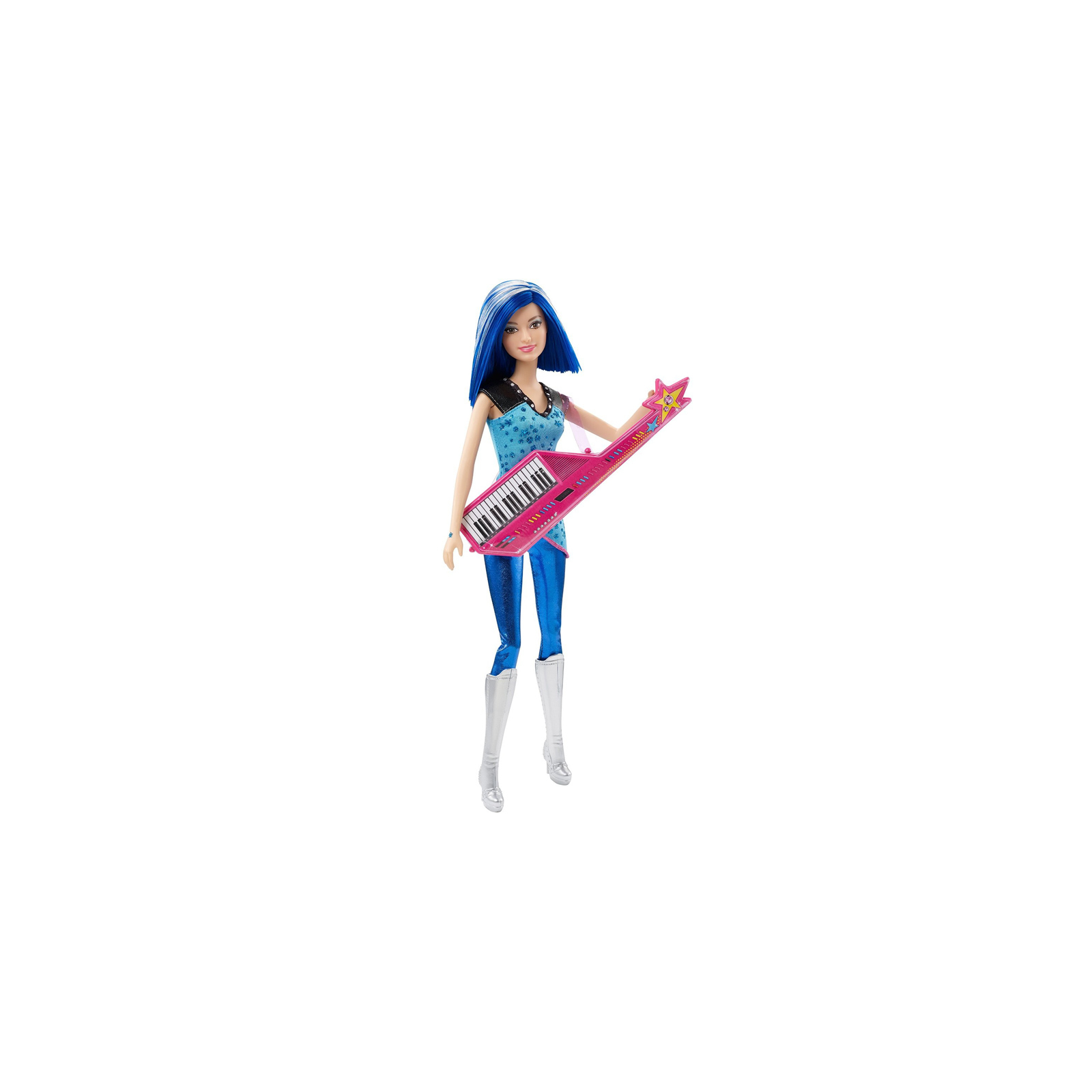 Кукла Barbie Рок-принцесса Звезда сцены с синтезатором (CKB60-2)