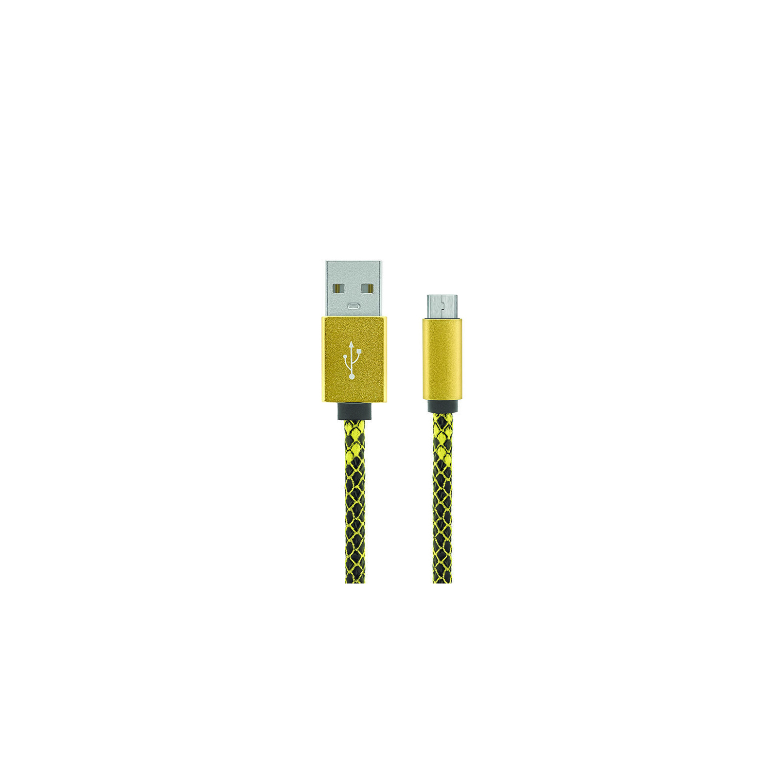 Дата кабель USB 2.0 AM to Micro 5P 1.0m Python Seria Gold Gelius (40414)