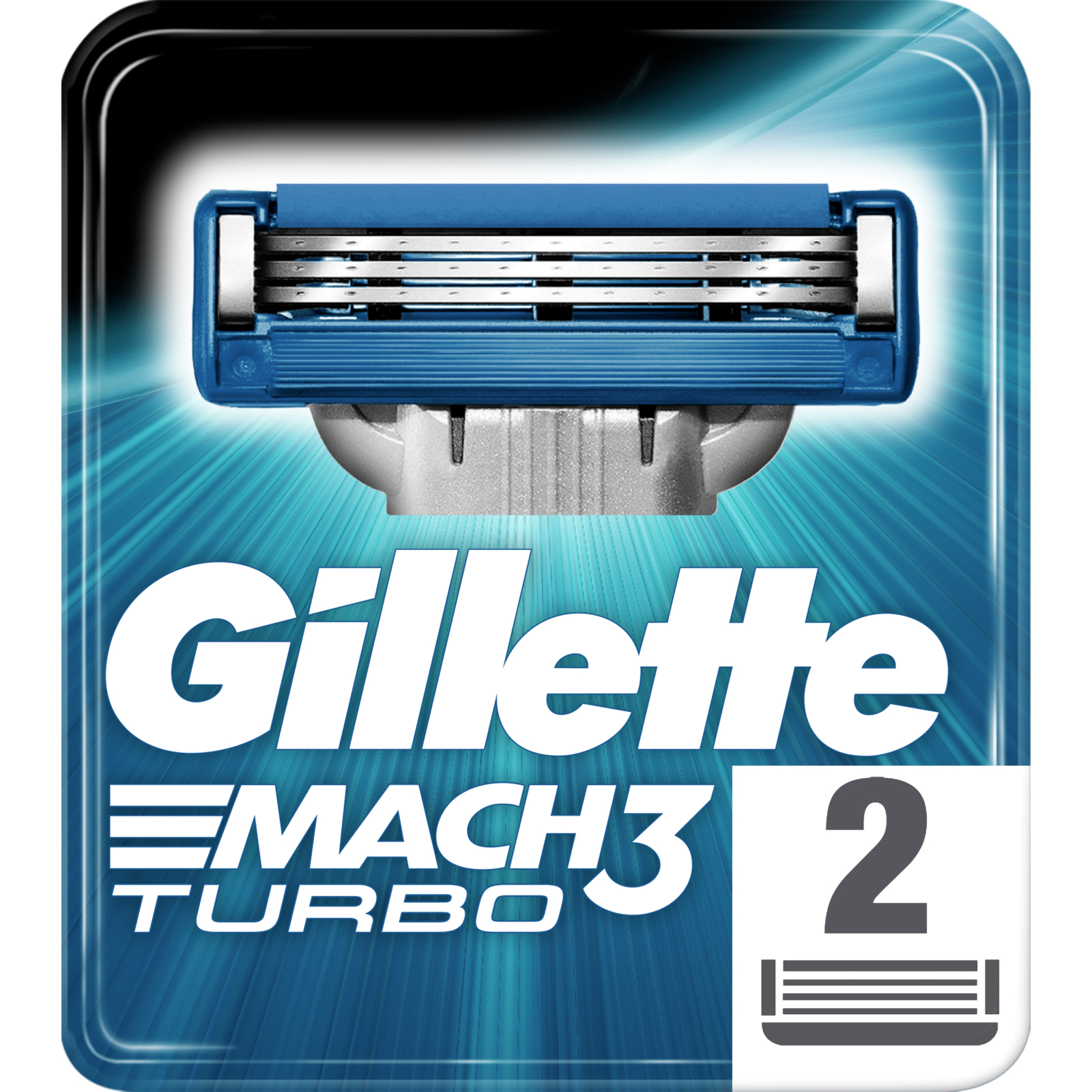Змінні касети Gillette Mach 3 Turbo 2 шт (3014260275143)
