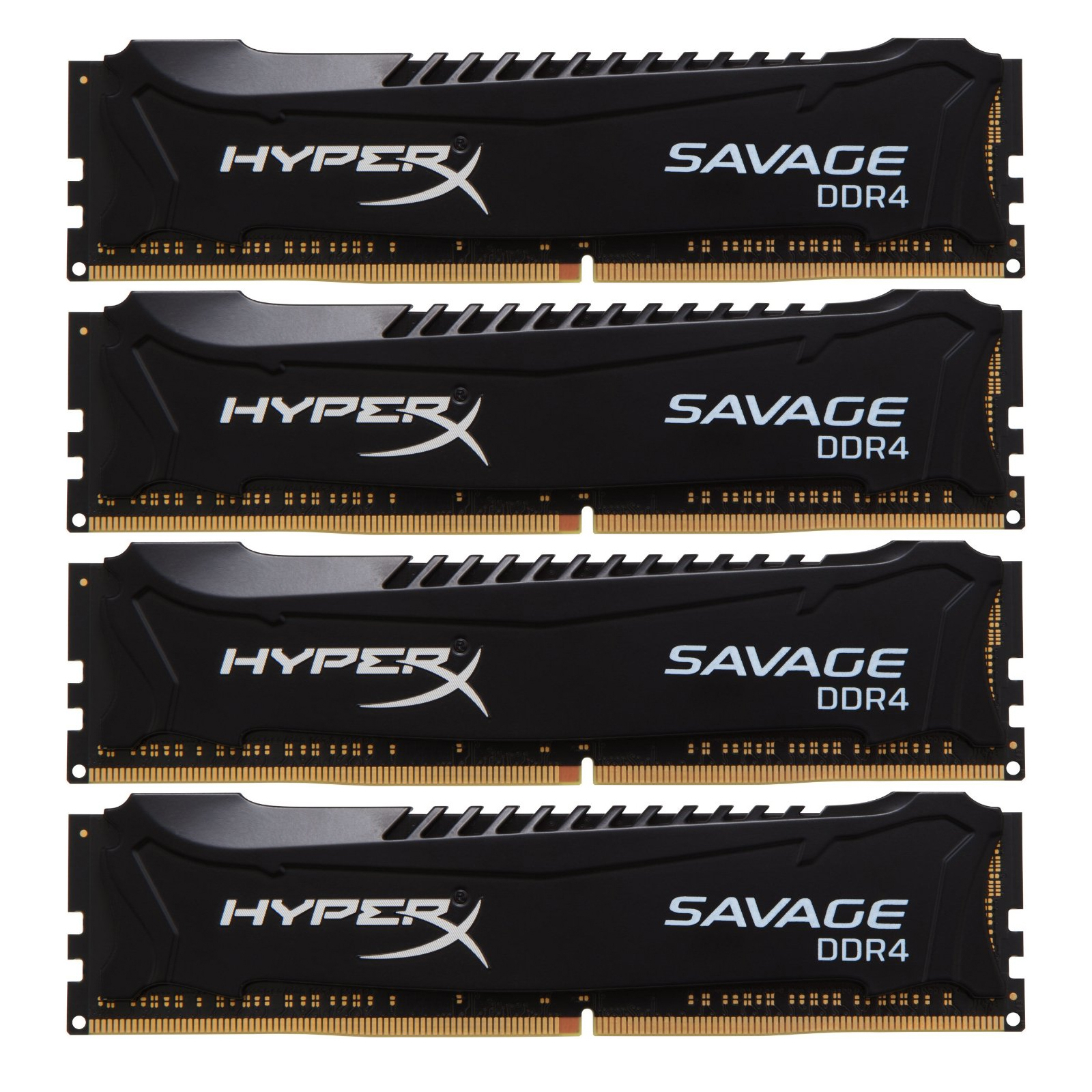 Модуль памяти для компьютера DDR4 32GB (4x8GB) 2800 MHz HyperX Savage Black Kingston Fury (ex.HyperX) (HX428C14SB2K4/32)