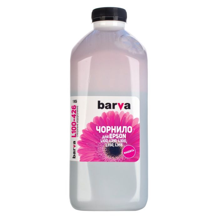 Чернила Barva EPSON L100/L210/L300/L350/L355 1кг (T6643) MAGENTA (L100-426)
