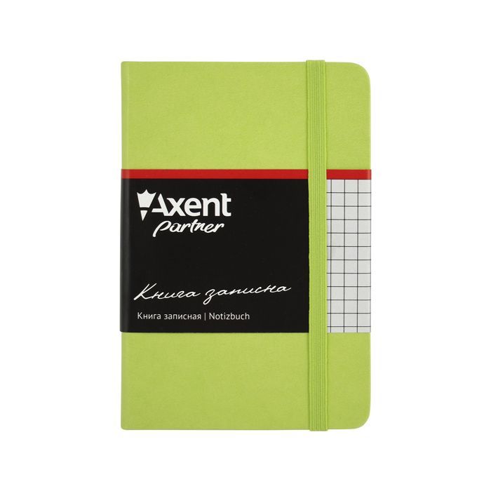 Книга записная Axent Partner, 95*140, 96sheets, square, light green (8301-04-А)