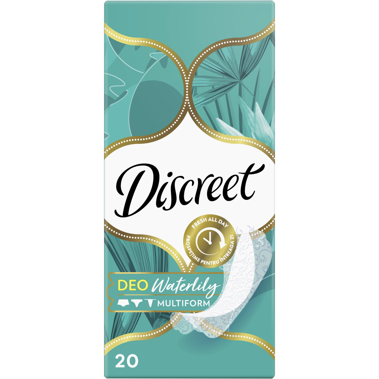 Ежедневные прокладки Discreet Deo Water Lily 60 шт. (8001090170354/8700216152983) изображение 2