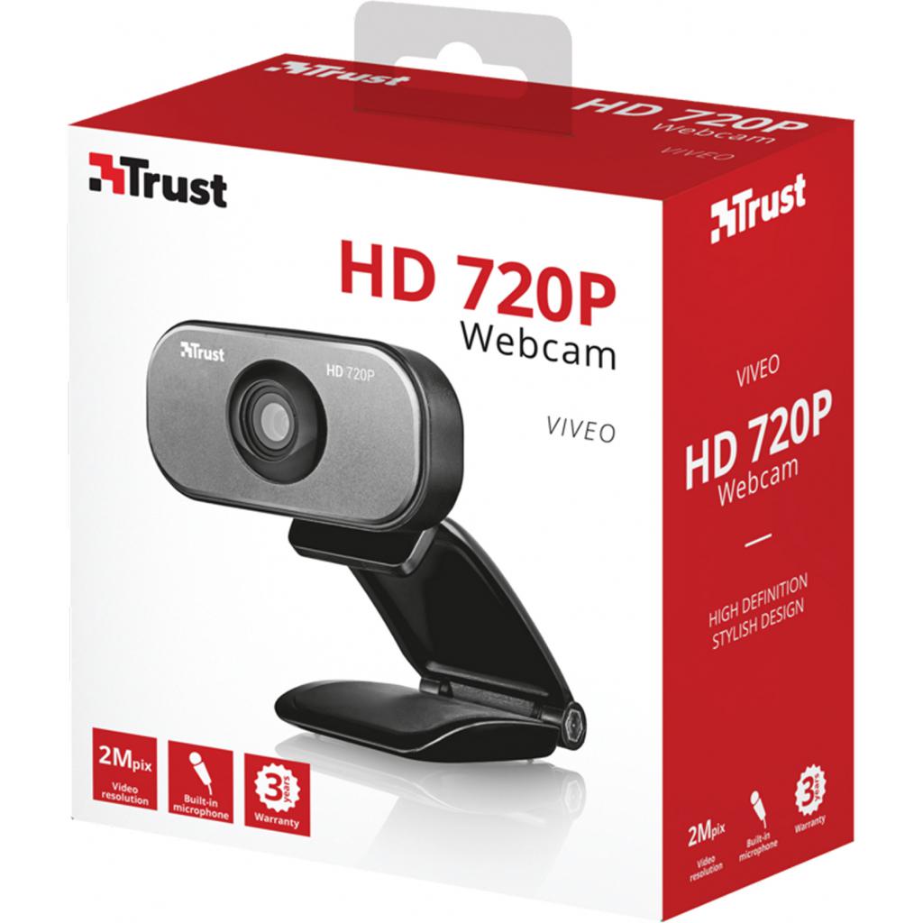 Веб-камера Trust_акс Viveo HD 720p Webcam (20818) изображение 4