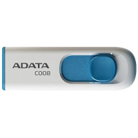 USB флеш накопитель ADATA 8GB C008 White USB 2.0 (AC008-8G-RWE)