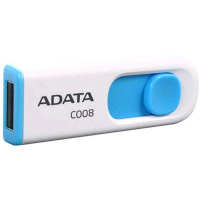 USB флеш накопитель ADATA 8GB C008 White USB 2.0 (AC008-8G-RWE) изображение 2